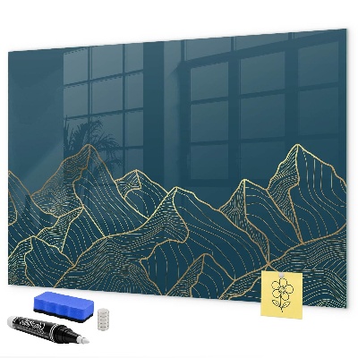 Magnettafel zum schreiben Moderne Tafel für Notizen und Fotos