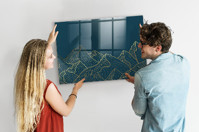 Magnettafel zum schreiben Moderne Tafel für Notizen und Fotos