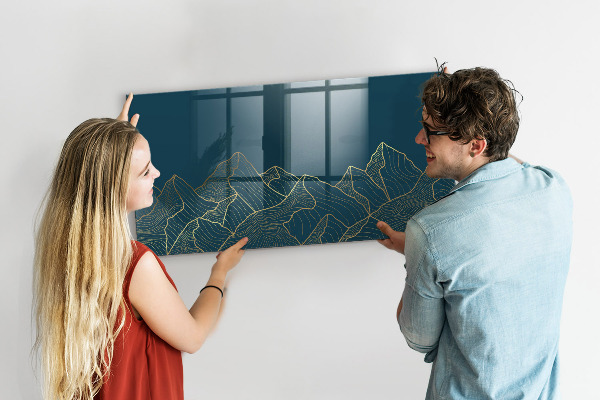 Magnettafel zum schreiben Moderne Tafel für Notizen und Fotos