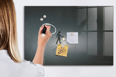 Magnettafel zum schreiben Magnettafel für Fotos und Notizen