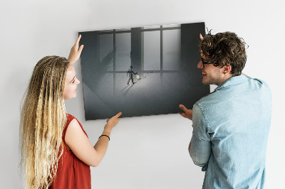 Magnettafel zum schreiben Magnettafel für Fotos und Notizen