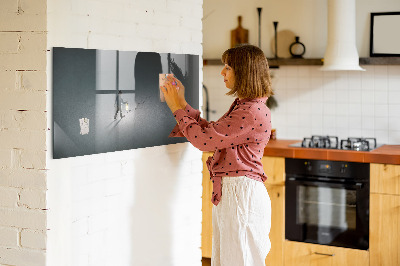 Magnettafel zum schreiben Magnettafel für Fotos und Notizen