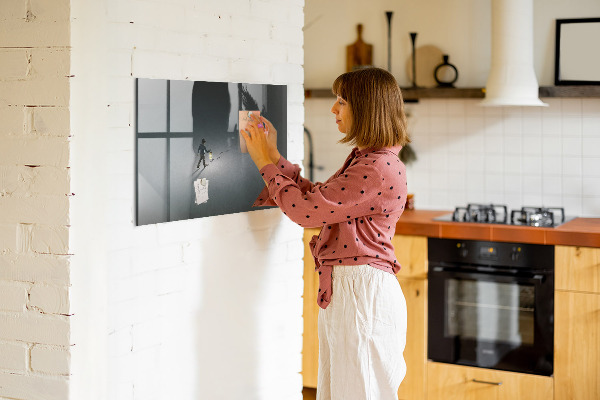 Magnettafel zum schreiben Magnettafel für Fotos und Notizen