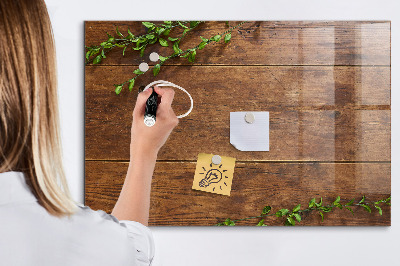 Magnettafel zum schreiben Eine stylische Tafel für Notizen und Fotos