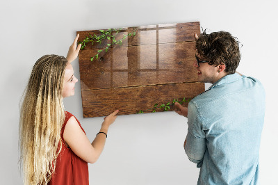 Magnettafel zum schreiben Eine stylische Tafel für Notizen und Fotos