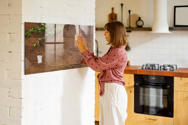Magnettafel zum schreiben Eine stylische Tafel für Notizen und Fotos