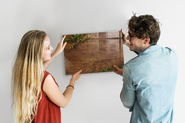 Magnettafel zum schreiben Eine stylische Tafel für Notizen und Fotos
