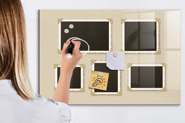 Magnettafel zum schreiben Ein kreativer Raum für Familienerinnerungen