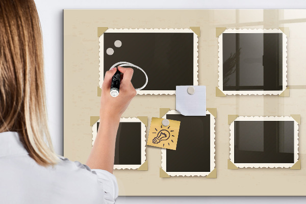 Magnettafel zum schreiben Ein kreativer Raum für Familienerinnerungen