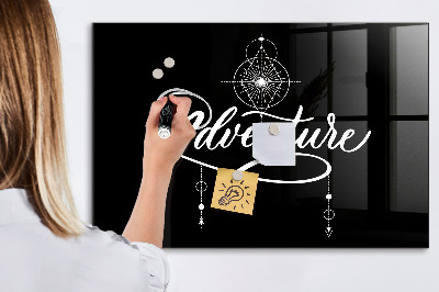 Magnettafel zum schreiben Moderne Fotodisplaytafel