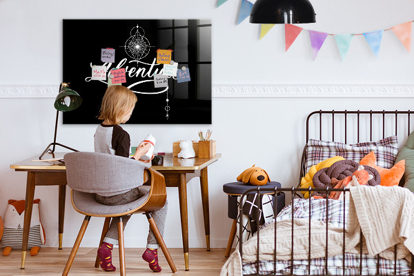 Magnettafel zum schreiben Moderne Fotodisplaytafel