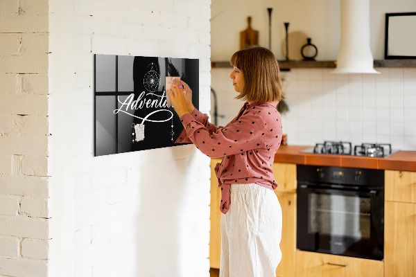 Magnettafel zum schreiben Moderne Fotodisplaytafel