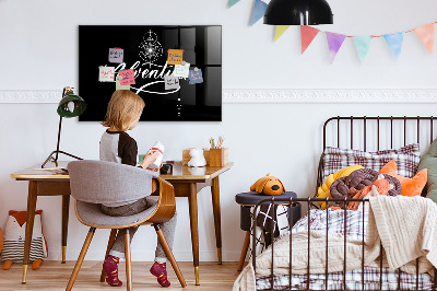 Magnettafel zum schreiben Moderne Fotodisplaytafel