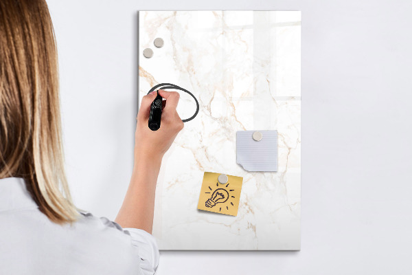 Schreib magnettafel Stilvolle Pinnwand für Fotos und Notizen