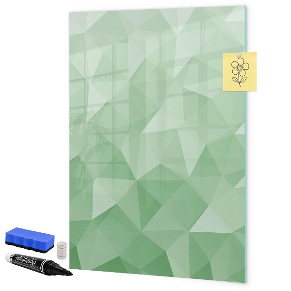 Schreib magnettafel Eine farbenfrohe Tafel zur Präsentation von Fotos