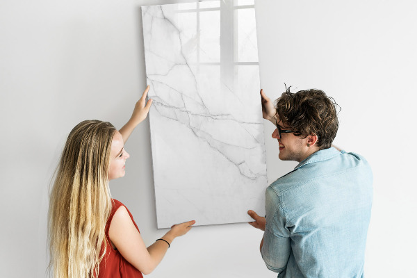 Schreib magnettafel Stilvolle Pinnwand für Fotos und Notizen