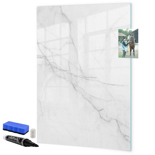 Schreib magnettafel Stilvolle Pinnwand für Fotos und Notizen