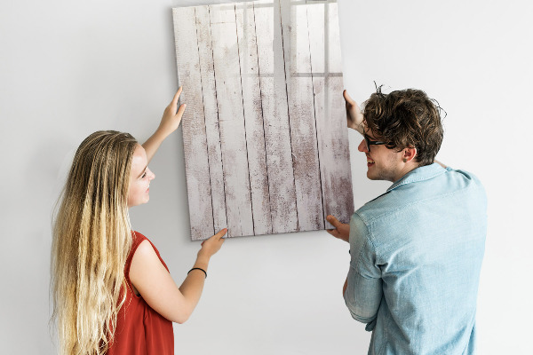 Magnettafel zum schreiben Eine Tafel zur Präsentation von Fotos und Notizen