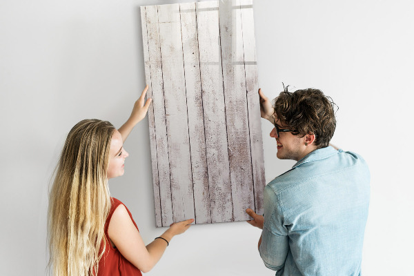 Magnettafel zum schreiben Eine Tafel zur Präsentation von Fotos und Notizen