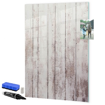 Magnettafel zum schreiben Eine Tafel zur Präsentation von Fotos und Notizen