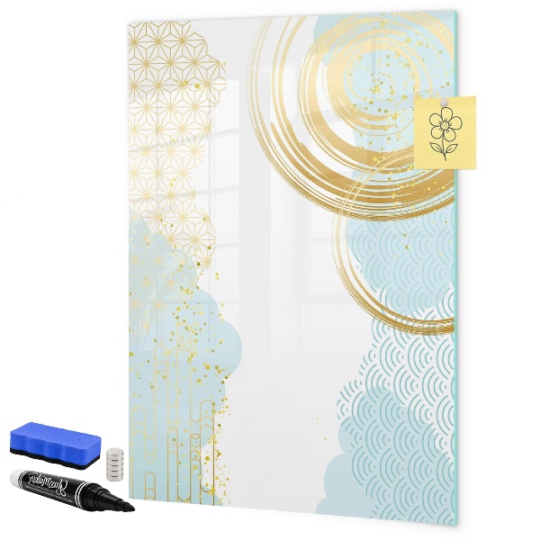 Magnettafel zum schreiben Ein kreativer Raum für Erinnerungen und Notizen