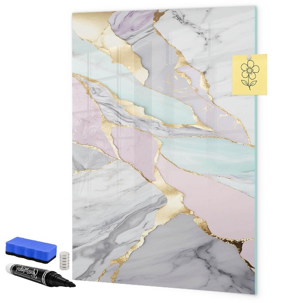 Magnettafel zum schreiben Eine stylische Tafel für Notizen und Fotos