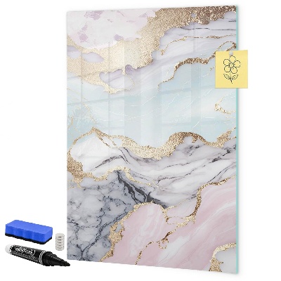 Schreib magnettafel Eine stylische Tafel für Notizen und Fotos