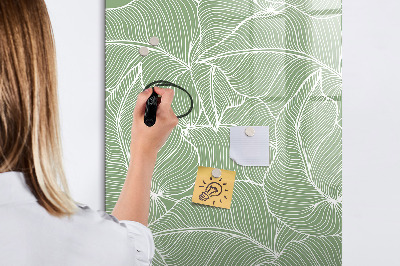 Schreib magnettafel Eine farbenfrohe Tafel für Fotos und Notizen