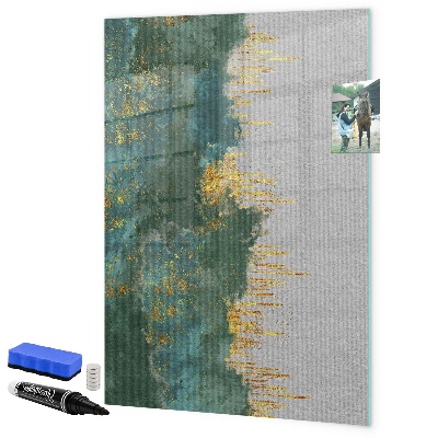 Schreib magnettafel Moderne Pinnwand für Fotos und Notizen
