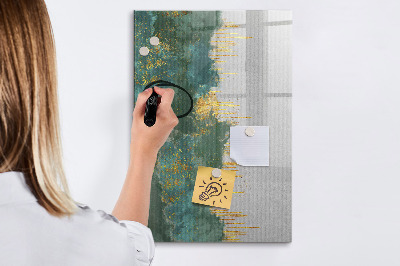 Schreib magnettafel Moderne Pinnwand für Fotos und Notizen