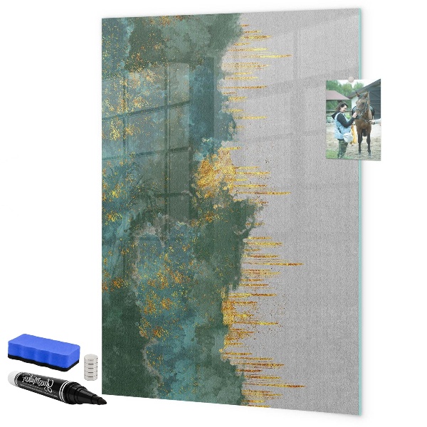 Schreib magnettafel Moderne Pinnwand für Fotos und Notizen