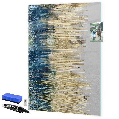 Magnettafel zum schreiben Moderne Pinnwand für Fotos und Notizen