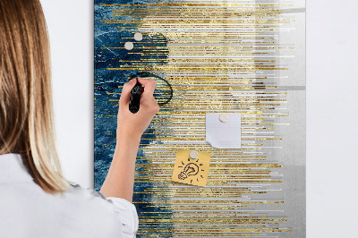 Magnettafel zum schreiben Moderne Pinnwand für Fotos und Notizen