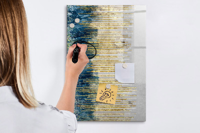 Magnettafel zum schreiben Moderne Pinnwand für Fotos und Notizen