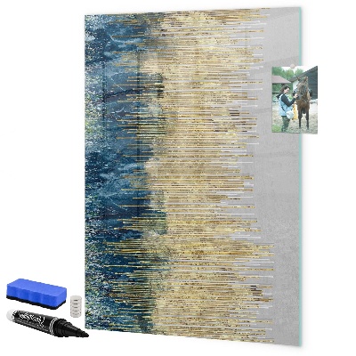 Magnettafel zum schreiben Moderne Pinnwand für Fotos und Notizen