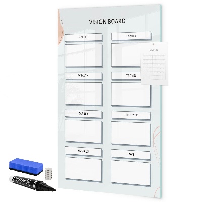 Schreib magnettafel Vision Board für ein besseres Leben