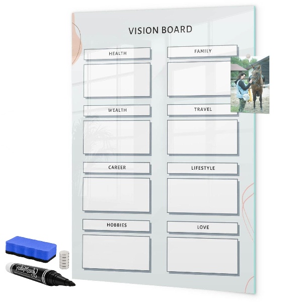 Schreib magnettafel Vision Board für ein besseres Leben