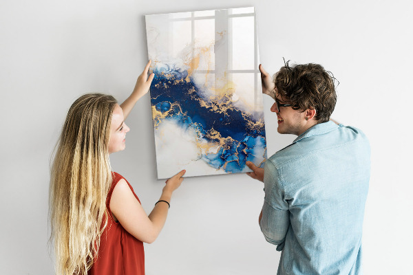 Schreib magnettafel Eine stylische Tafel für Notizen und Fotos