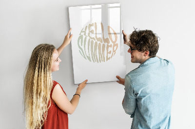 Schreib magnettafel Ein Sommer voller Erinnerungen und Freude