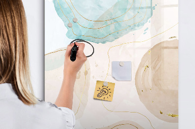 Schreib magnettafel Moderne Fotowand in Pastellfarben