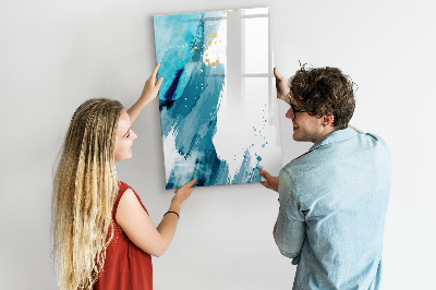 Schreib magnettafel Eine farbenfrohe Tafel für Fotos und Notizen