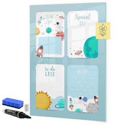 Schreib magnettafel Planer mit Platz für Fotos