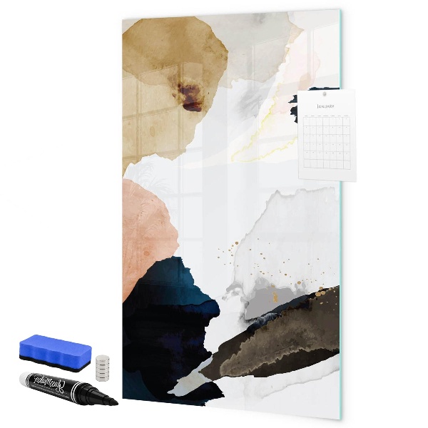Schreib magnettafel Eine stylische Tafel für Notizen und Fotos