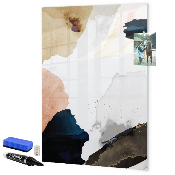 Schreib magnettafel Eine stylische Tafel für Notizen und Fotos