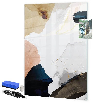 Schreib magnettafel Eine stylische Tafel für Notizen und Fotos