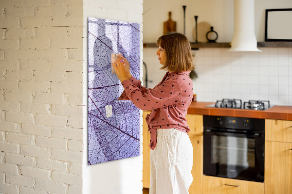 Magnettafel zum schreiben Magnettafel mit Blattmuster