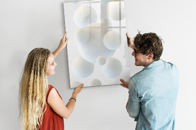 Schreib magnettafel Eine praktische Tafel für Notizen und Fotos
