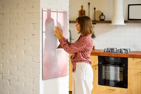 Magnettafel zum schreiben Pastellfarbene Tafel für Fotos und Notizen
