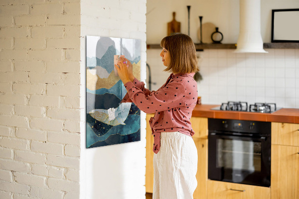 Schreib magnettafel Kreative Pinnwand für Fotos und Notizen