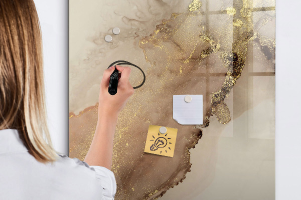 Schreib magnettafel Stilvolle Pinnwand für Fotos und Notizen
